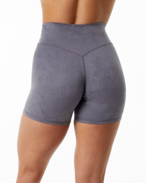 Alphalete Alphalux Wonder Kort 6" Shorts Dame Misty Lilac | TVQFDA-384