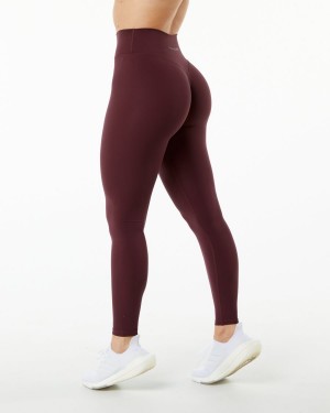 Alphalete Alphalux Wonder Legging 27" Leggings Dame Svarte | AYUNDT-024