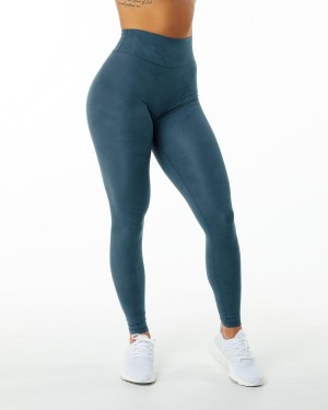 Alphalete Alphalux Wonder Legging 30" Leggings Dame Blå | CLXMRA-379