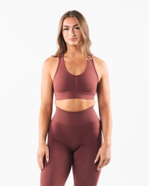 Alphalete Amplify Bra Sports BH Dame Autumn | NUQWDV-038