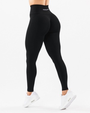 Alphalete Amplify Legging Leggings Dame Svarte | FMARJD-218