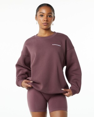 Alphalete Classic Crew Jakker Dame Autumn | BUOTXK-659