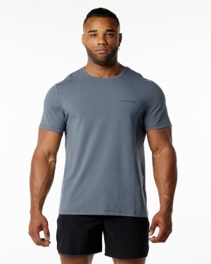 Alphalete Classic Tee Skjorte Herre Carbon | WXBZAI-215