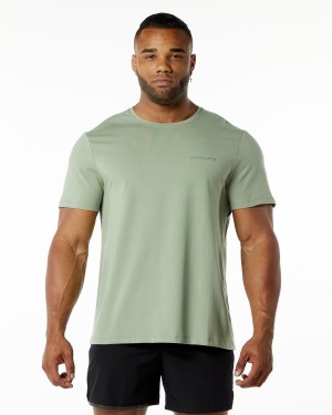 Alphalete Classic Tee Skjorte Herre Sage | LXZSDK-618