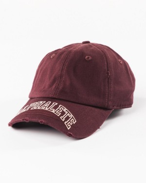 Alphalete Collegiate Vintage Cap Accessories Herre Sangria | DLZTBJ-049