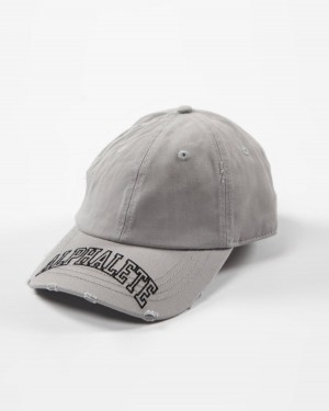 Alphalete Collegiate Vintage Cap Accessories Dame Grå | KSYFME-296