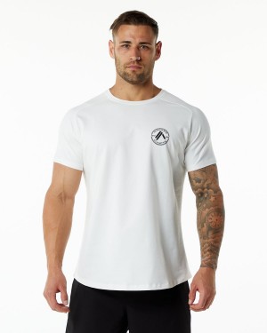 Alphalete Dynasty Tee Skjorte Herre Hvite | POGTLR-465