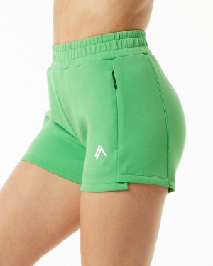 Alphalete ELMTS Atletiske Kort 3.5" Shorts Dame Grønn | TFWLNP-195