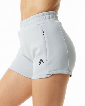 Alphalete ELMTS Atletiske Kort 3.5" Shorts Dame Grå | ARIPDH-702