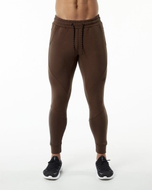 Alphalete ELMTS Cuffed Jogger Joggebukser Herre Brune | GZAFPB-291