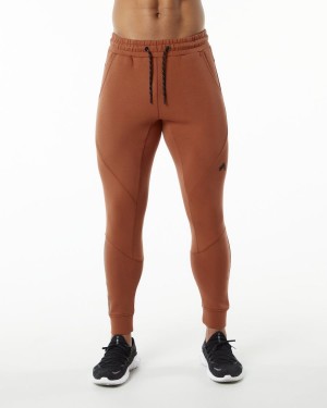 Alphalete ELMTS Cuffed Jogger Joggebukser Herre Brick | PJXGTB-345