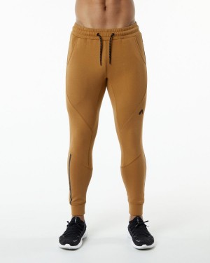 Alphalete ELMTS Cuffed Jogger Joggebukser Herre Almond | INZEAS-094