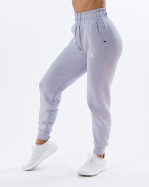 Alphalete ELMTS Cuffed Jogger Joggebukser Dame Lilac | NFYSLG-910