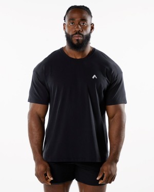 Alphalete Emblem Tee Skjorte Herre Svarte | QZHCMD-192