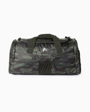 Alphalete Essential Duffel Bag Accessories Dame Olivengrønne Camouflage | EDCMTV-571