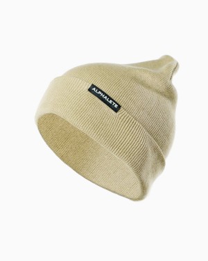 Alphalete Essential Foldover Beanie Accessories Herre String | GCUMJZ-726