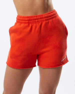 Alphalete HCTS Kort 3.5" Shorts Dame Strawberry | GXAORW-785