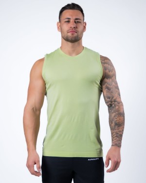 Alphalete Hero Tank Singlet Herre Frozen Spring | CFQUBY-529