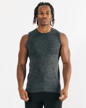 Alphalete Hero Tank Singlet Herre Svarte | FNWBMA-963