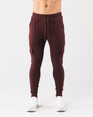 Alphalete Identity Cargo Joggebukser Herre Sangria | RTNBIS-215