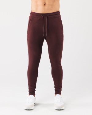 Alphalete Identity Jogger Joggebukser Herre Sangria | IGWCDU-135