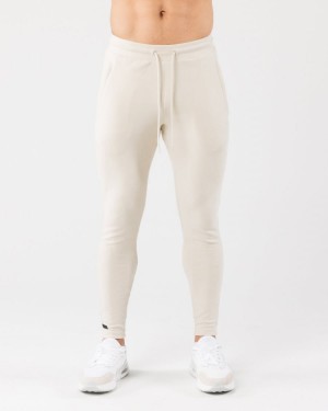 Alphalete Identity Jogger Joggebukser Herre Sea Shell | YZPKUB-328