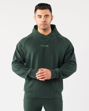 Alphalete Identity Pro Hoodie Hettegenser Herre Evergreen | JQINFL-469