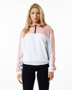 Alphalete Infinity Tech Jacket Jakker Dame Rosa | TJELDO-586