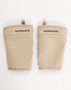 Alphalete Knee Sleeves Accessories Dame Linen | UVPBFN-285