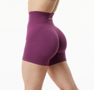 Alphalete Ozone Kort 5.5" Shorts Dame Grape | IJYGTH-012