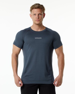 Alphalete Ozone Tee Skjorte Herre Carbon | QHEUXY-456