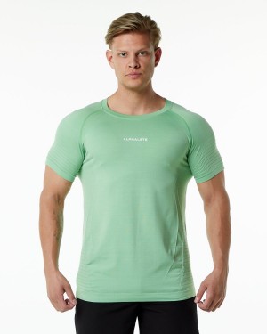 Alphalete Ozone Tee Skjorte Herre Pistachio | FDWQEA-823