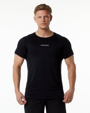 Alphalete Ozone Tee Skjorte Herre Svarte | ZBHDYK-039