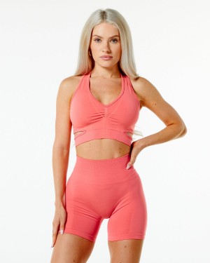 Alphalete Stratus Bra Sports BH Dame Rosa | INLQKB-152