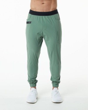 Alphalete Studio Pant Joggebukser Herre Grønn | CIBXJE-150