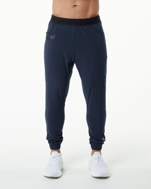 Alphalete Studio Pant Joggebukser Herre Marineblå | JXWKNG-740