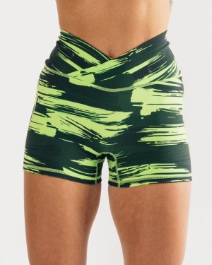 Alphalete Surface Power Kort 5" Shorts Dame Camouflage | MTVEGZ-856