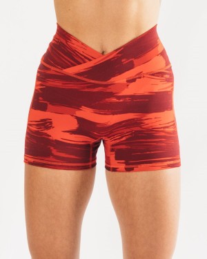 Alphalete Surface Power Kort 5" Shorts Dame Camouflage | PCXVWB-294