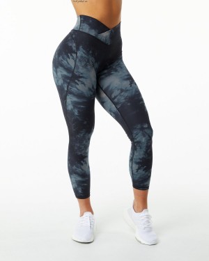 Alphalete Surface Power Legging Leggings Dame Svarte | NCVHWK-409