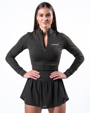 Alphalete Trace Jacket Jakker Dame Grå | BGCEUA-328