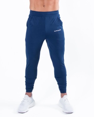 Alphalete Trace Jogger Joggebukser Herre Blå | TOQBWC-368