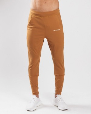 Alphalete Trace Jogger Joggebukser Herre Camel | PZASNG-739