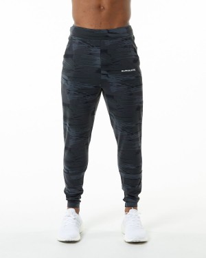 Alphalete Trace Jogger Joggebukser Herre Svarte Camouflage | FUDIVJ-093