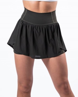 Alphalete Trace Skirt Skjørt Dame Grå | SLBHTZ-462