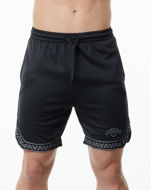 Alphalete Varsity Basketball Kort 9" Shorts Herre Svarte | PTLVIJ-657