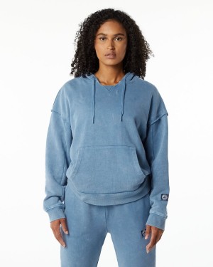 Alphalete Very Terry Hoodie Hettegenser Dame Blå | SUNZBV-643