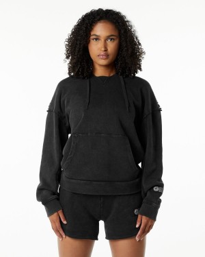 Alphalete Very Terry Hoodie Hettegenser Dame Onyx | EZIWYO-236