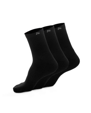 Alphalete Wolf Head Crew Sock 3pk Accessories Dame Svarte | OUSVEZ-249