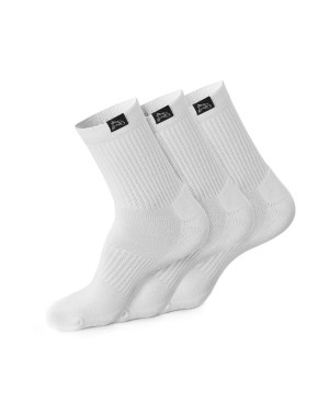 Alphalete Wolf Head Crew Sock 3pk Accessories Dame Hvite | OYDEGB-670