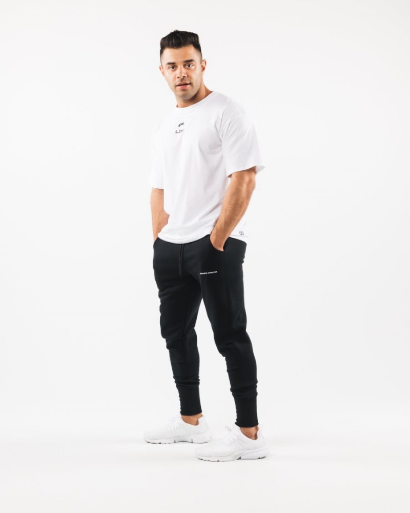 Alphalete Academy Club Jogger Joggebukser Herre Svarte | DJBGTP-836